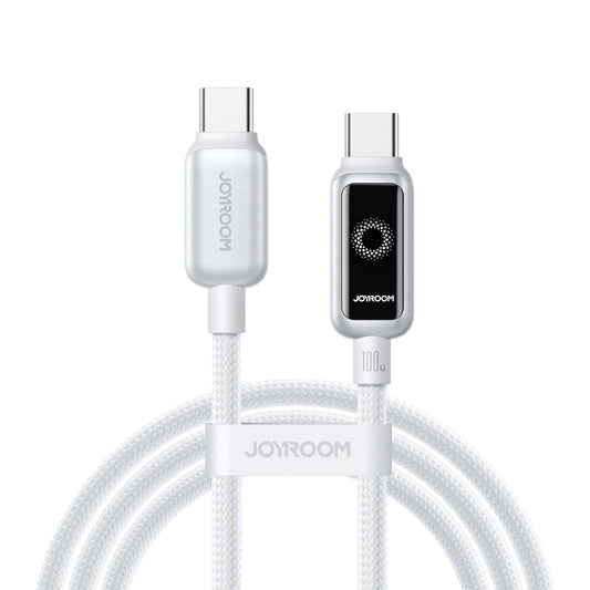 Kabel za podatke i punjenje USB-C - USB-C Joyroom S-A55 StarFlight Display, 100W, 1.2m, Bijeli