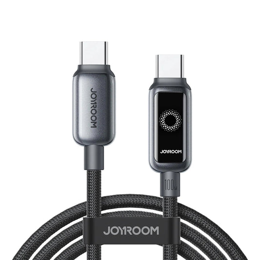 Kabel za podatke i punjenje USB-C - USB-C Joyroom S-A55 StarFlight Display, 100W, 1.2m, Crni