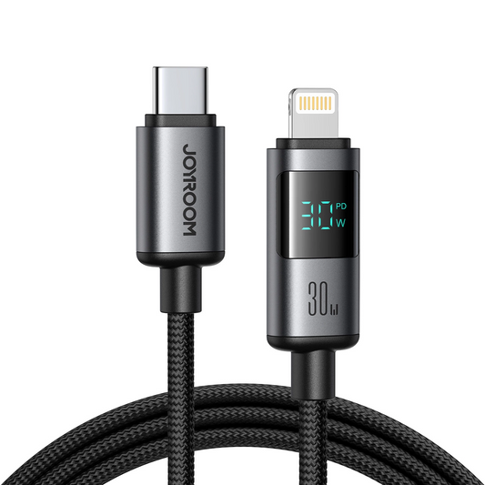 Kabel za podatke i punjenje USB-C - Lightning Joyroom S-A16 Pro Prism Display, 30W, 1.2m, Crni