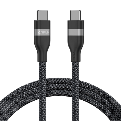 Kabel za prijenos podataka i punjenje USB-C - USB-C Anker, 240W, 1.8m, Crni A82E2H12