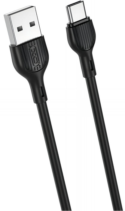 Kabel za podatke i punjenje USB-A - USB-C XO Design NB200, 10W, 1m, Crni