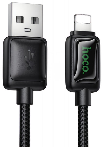 Kabel za podatke i punjenje USB-A - Lightning HOCO U146, 12W, 1.2m, Crni