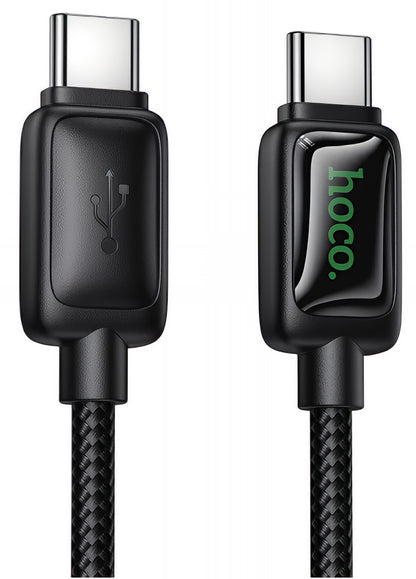 Kabel za podatke i punjenje USB-C - USB-C HOCO U146, 60W, 1.2m, Crni