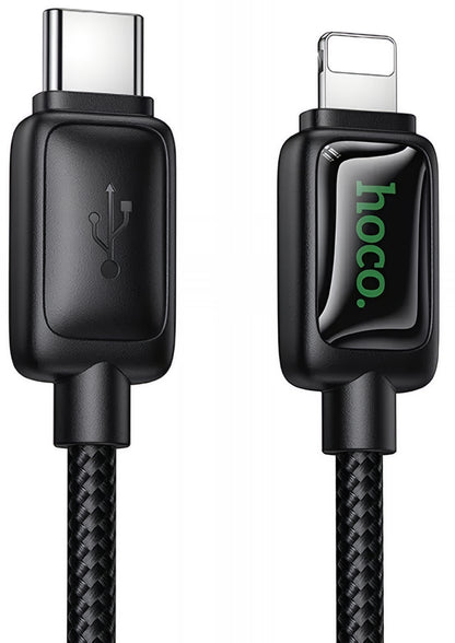Kabel za podatke i punjenje USB-C - Lightning HOCO U146, 30W, 1.2m, Crni