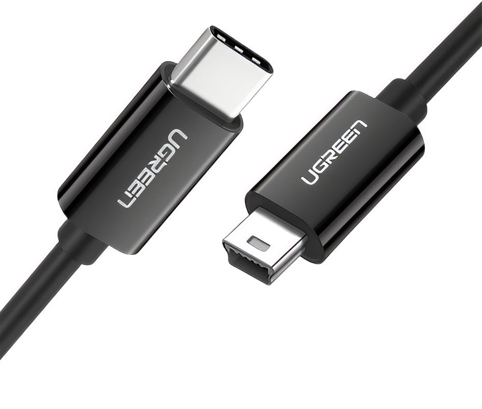 Kabel za podatke i punjenje USB-C - miniUSB UGREEN US242, 18W, 1m, Crni