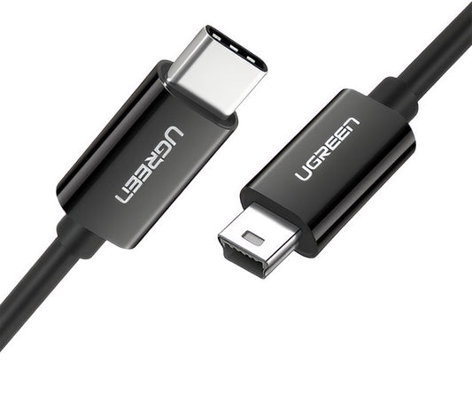 Kabel za podatke i punjenje USB-C - miniUSB UGREEN US242, 18W, 1m, Crni