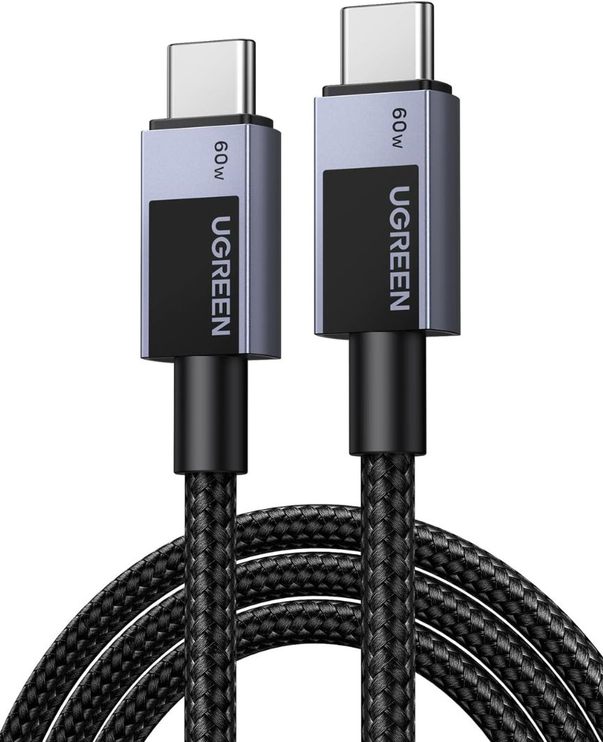 Kabel za podatke i punjenje USB-C - USB-C UGREEN L524, 60W, 2m, Sivi