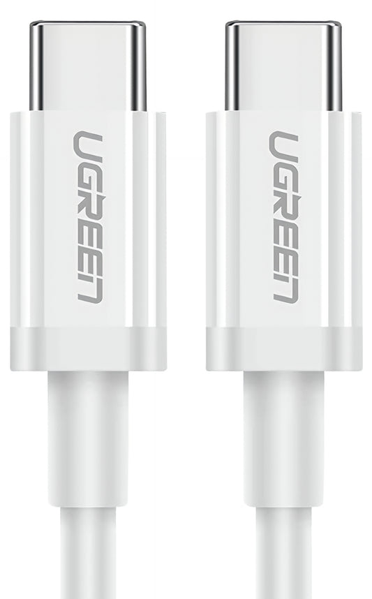 Kabel za podatke i punjenje USB-C - USB-C UGREEN US264, 60W, 0.5m, Bijeli