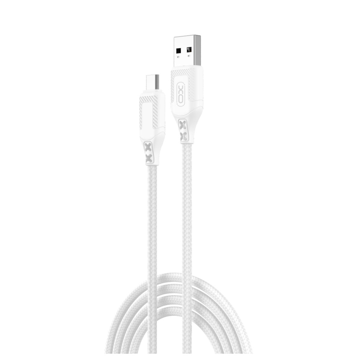 Kabel za podatke i punjenje USB-A - microUSB XO Design NB235, 18W, 1m, Bijeli