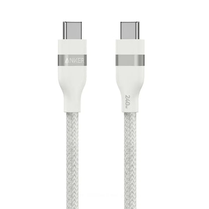 Kabel za prijenos podataka i punjenje USB-C - USB-C Anker, 240W, 0.9m, Bijeli A82E2H21
