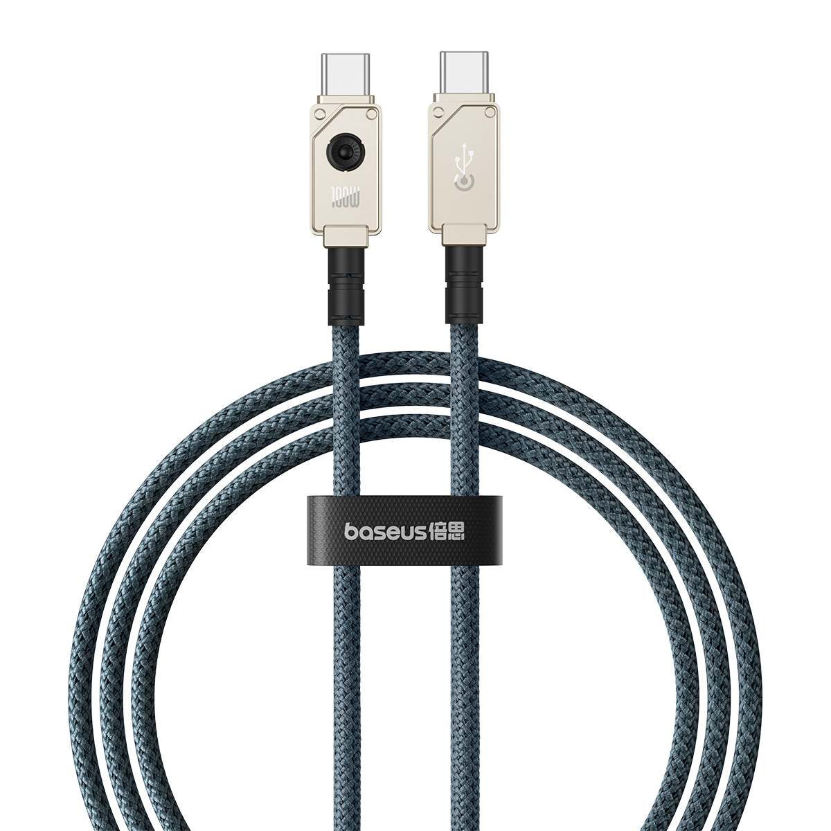 Kabel za prijenos podataka i punjenje USB-C - USB-C Baseus Unbreakable, 100W, 2m, Bijeli P10355800221-01