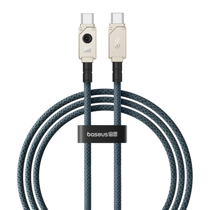 Kabel za prijenos podataka i punjenje USB-C - USB-C Baseus Unbreakable, 100W, 2m, Bijeli P10355800221-01