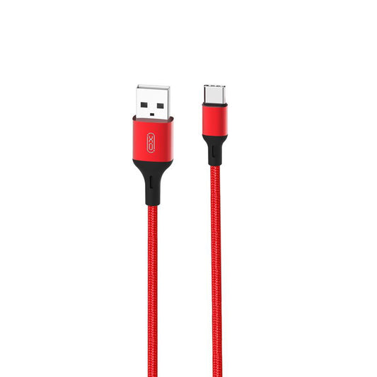 Kabel za podatke i punjenje USB-A - USB-C XO Design NB143, 18W, 2m, Crveni