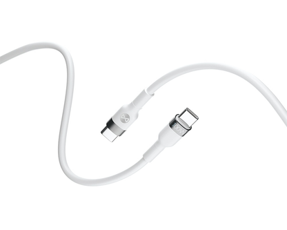 Kabel za podatke i punjenje USB-C - USB-C Forever Flexible, 100W, 2m, Bijeli