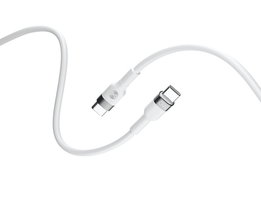 Kabel za podatke i punjenje USB-C - USB-C Forever Flexible, 60W, 2m, Bijeli