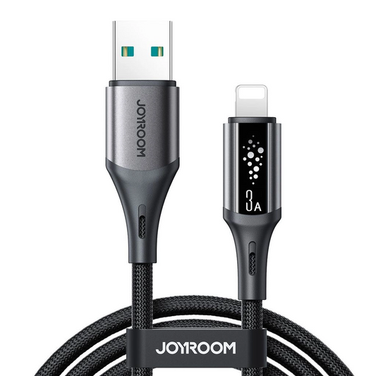 Kabel za podatke i punjenje USB-A - Lightning Joyroom S-A60 StarTalk, 18W, 1.2m, Crni