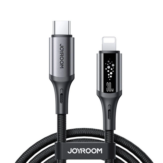 Kabel za podatke i punjenje USB-C - Lightning Joyroom S-A60 StarTalk, 30W, 1.2m, Crni