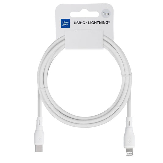 Kabel za podatke i punjenje USB-C - Lightning Blue Star Eco, 27W, 1m, Bijeli