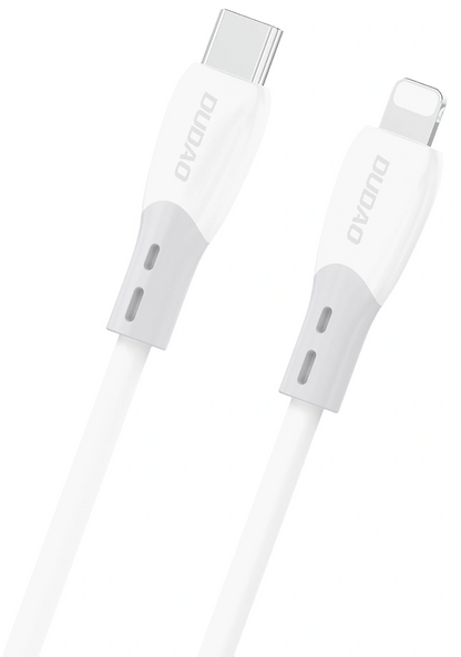 Kabel za podatke i punjenje USB-C - Lightning Dudao L25SX, 30W, 1m, Bijeli