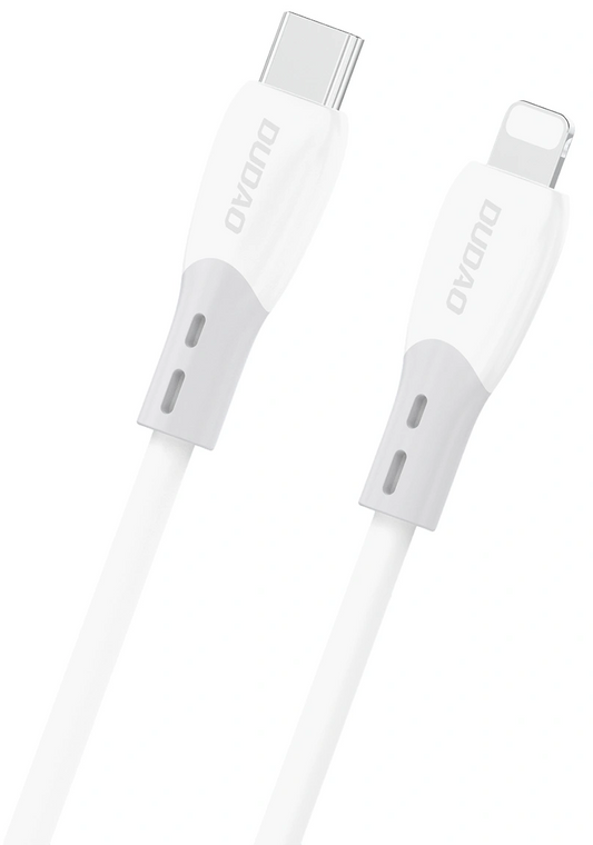 Kabel za podatke i punjenje USB-C - Lightning Dudao L25SX, 30W, 1m, Bijeli