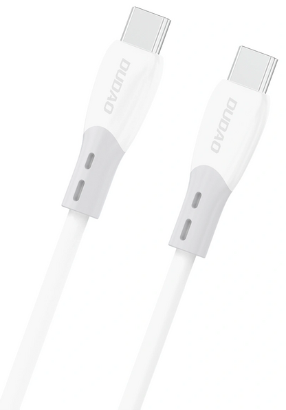 USB-C kabel za punjenje i prijenos podataka Dudao L25SC, 60W, 2m, Bijeli