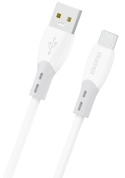 Kabel za podatke i punjenje USB-A - USB-C Dudao L25ST, 100W, 1m, Bijeli