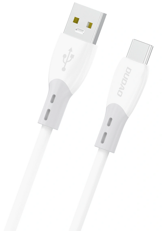 Kabel za podatke i punjenje USB-A - USB-C Dudao L25ST, 100W, 1m, Bijeli