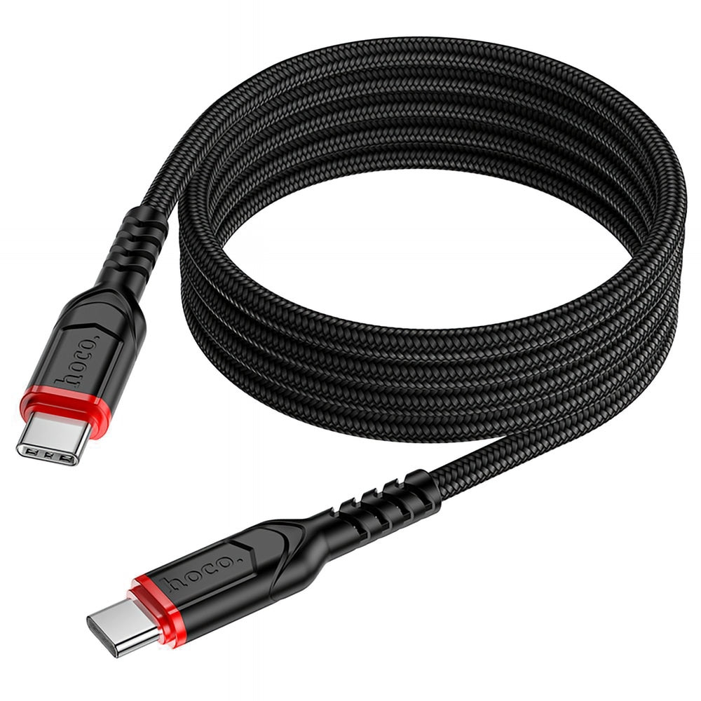 Kabel za podatke i punjenje USB-C - USB-C HOCO X59 Victory, 60W, 1m, Crni