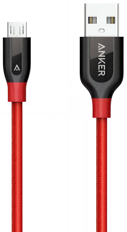 Kabel za podatke i punjenje USB-A - microUSB Anker PowerLine+, 18W, 0.91m, Crveni A8142G91