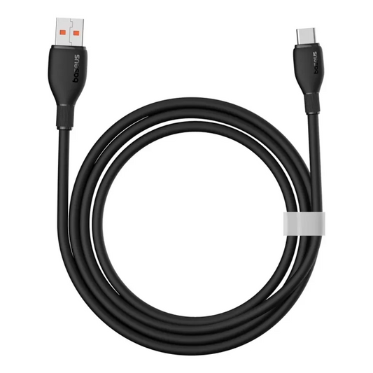 Kabel za podatke i punjenje USB-A - USB-C Baseus Pudding, 100W, 1.2m, Crni P10355703111-00