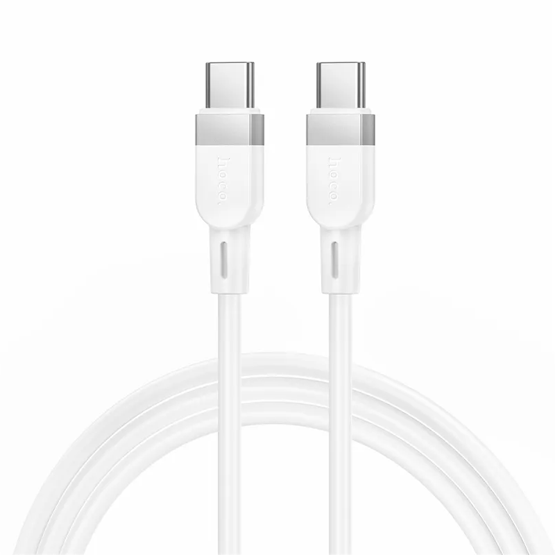 Kabel za podatke i punjenje USB-C - USB-C HOCO X109, 60W, 1m, Bijeli