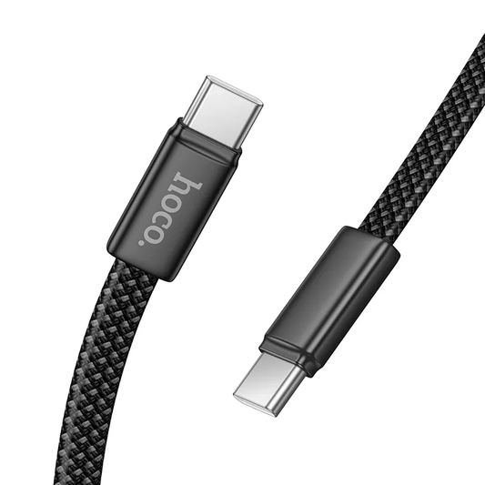 Kabel za podatke i punjenje USB-C - USB-C HOCO X125, 60W, 1m, Crni