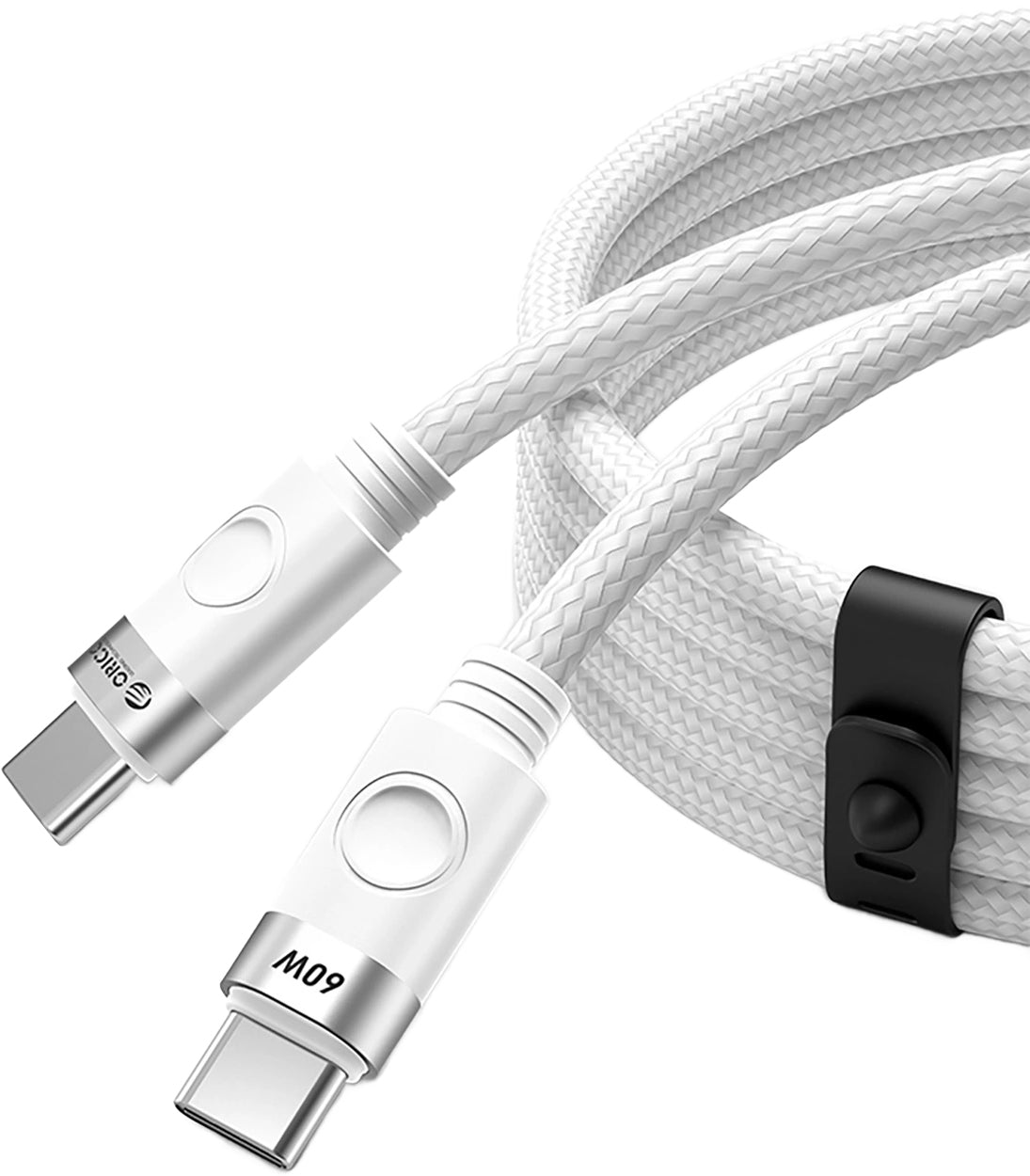 Kabel za prijenos podataka i punjenje USB-C - USB-C Orico CDX, 60W, 1m, Bijeli