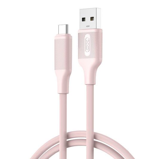 Kabel za podatke i punjenje USB-A - USB-C XO Design NB265, 18W, 1m, Roza