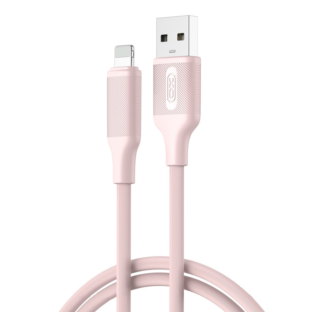 Kabel za podatke i punjenje USB-A - Lightning XO Design NB265, 12W, 1m, Roza