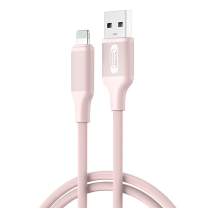 Kabel za podatke i punjenje USB-A - Lightning XO Design NB265, 12W, 1m, Roza