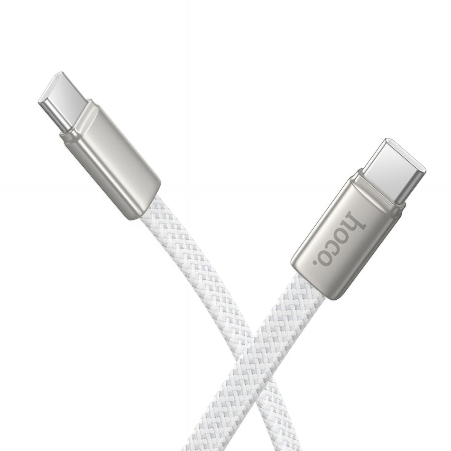 Kabel za podatke i punjenje USB-C - USB-C HOCO X125, 60W, 1m, Bijeli