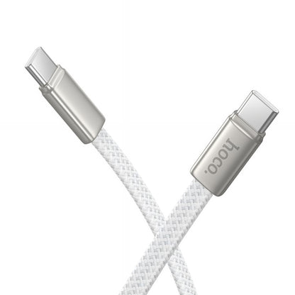 Kabel za podatke i punjenje USB-C - USB-C HOCO X125, 60W, 1m, Bijeli