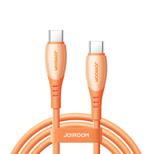 Kabel za podatke i punjenje USB-C - USB-C Joyroom S-A59 Vibrant, 60W, 1.2m, Narančasta