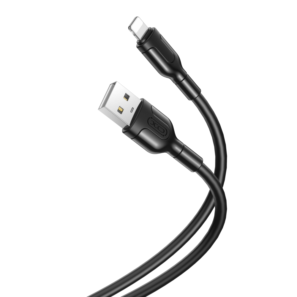 Kabel za prijenos podataka i punjenje USB-A - Lightning XO Design NB212, 18W, 1m, Crni