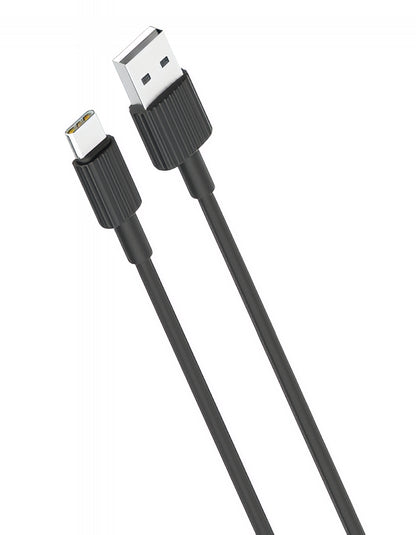 Kabel za podatke i punjenje USB-A - USB-C XO Design NB156, 18W, 1m, Crni