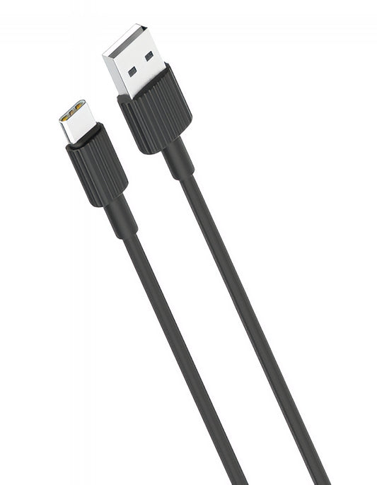 Kabel za podatke i punjenje USB-A - USB-C XO Design NB156, 18W, 1m, Crni