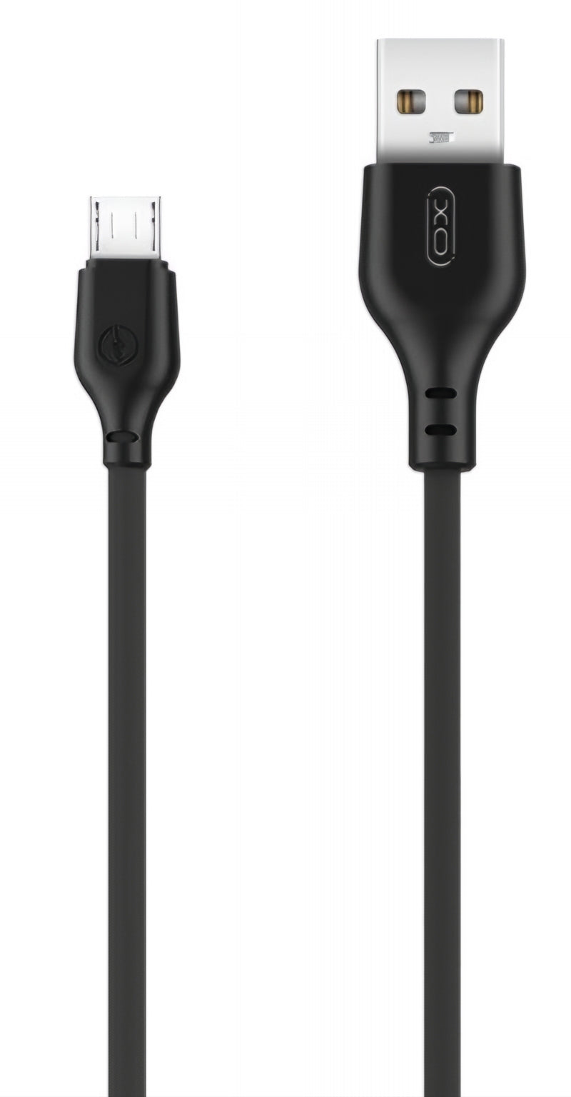 Kabel za podatke i punjenje USB-A - microUSB XO Design NB103, 18W, 2m, Crni