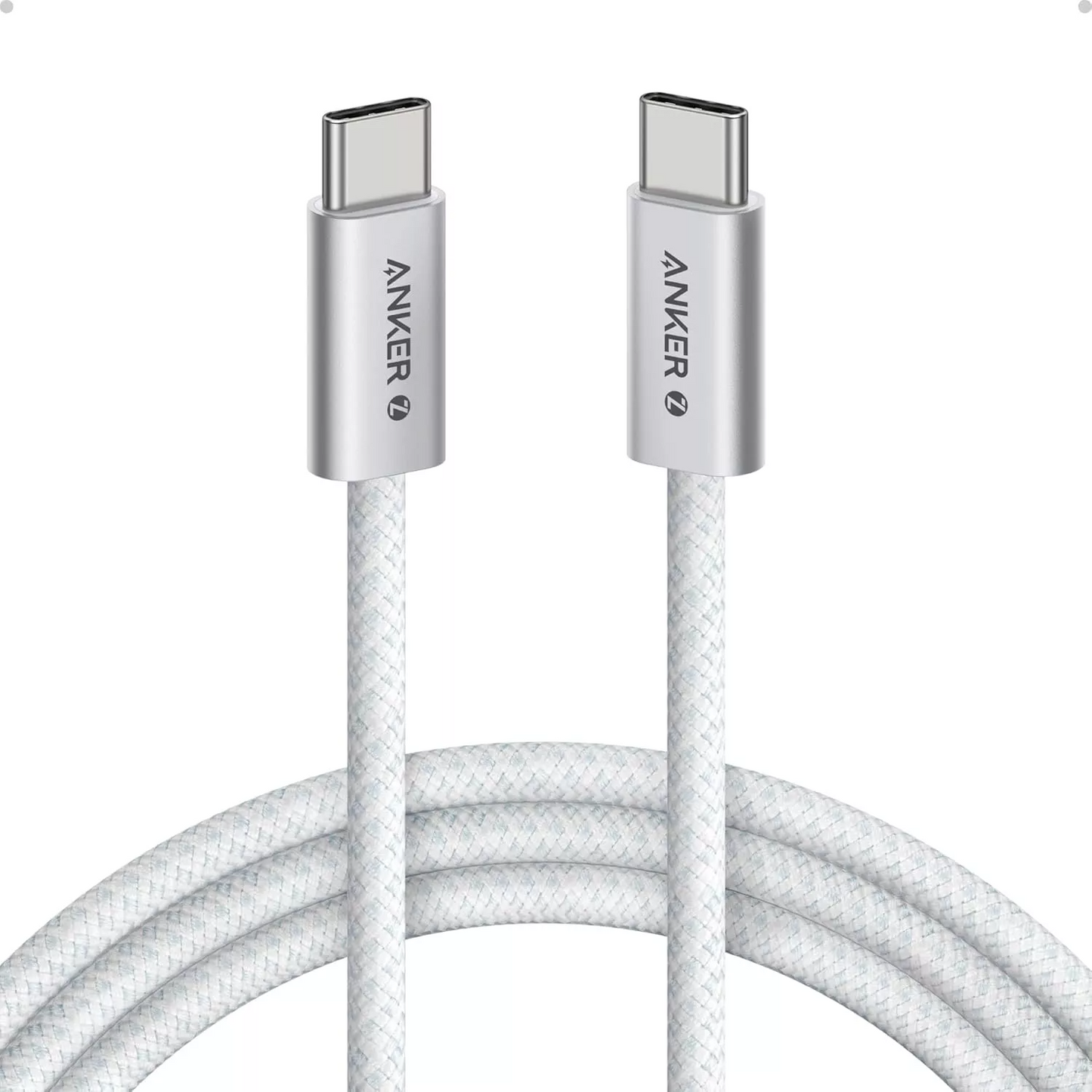 Kabel za podatke i punjenje USB-C - USB-C Anker Zolo, 240W, 1.8m, Bijeli A8060H22