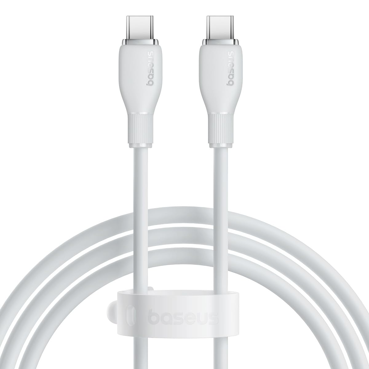 Kabel za Prijenos Podataka i Punjenje USB-C - USB-C Baseus Pudding, 100W, 1.2m, Bijeli P10355702221-00
