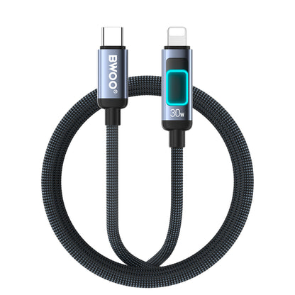 USB-C - Lightning kabel za prijenos podataka i punjenje BWOO X324CL Display, 30W, 1m, Crna