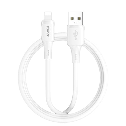 Kabel za prijenos podataka i punjenje USB-A - Lightning BWOO X329L, 15W, 1m, Bijeli