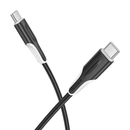 USB-C kabel za prijenos podataka i punjenje - USB-C Borofone BX119 New, 60W, 1m, Crna