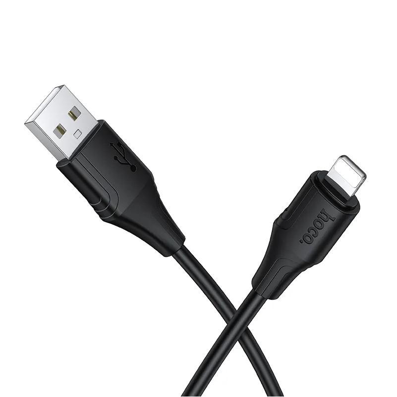 USB-A - Lightning kabel za prijenos podataka i punjenje HOCO X124, 18W, 1m, Crna