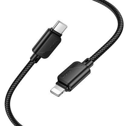 USB-C - Lightning kabel za prijenos podataka i punjenje HOCO X113, 27W, 1m, Crna
